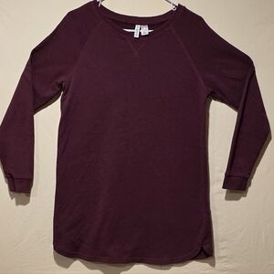 H&M Women's Burgundy Tunic Top